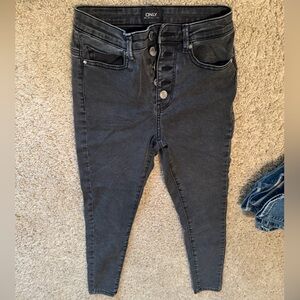 ONLY Charcoal Denim jeans